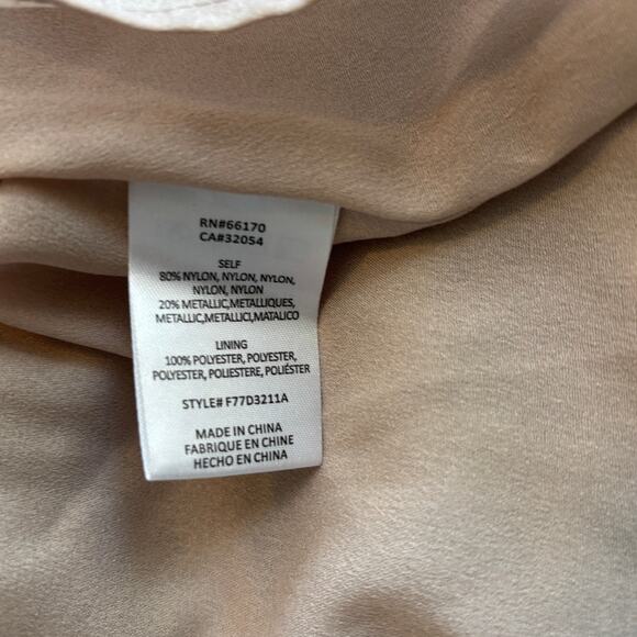 Elevenses Anthropologie Lunar Silver Sparkle Dress - Picture 8 of 11